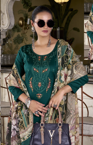 Ambarlyn Premium Cotton Salwar Kameez – Embroidered with Cutwork Border