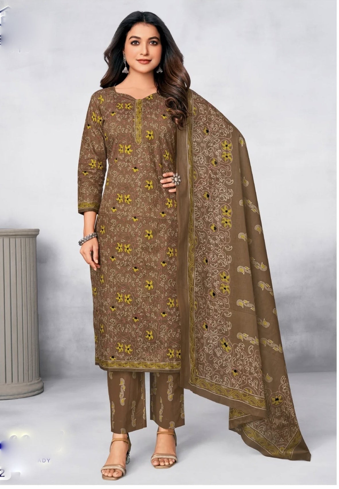 100% Cotton Jaipuri Printed Salwar Kameez Suit