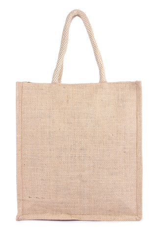 Fancy Kalamkari Design Jute Tote Bag
