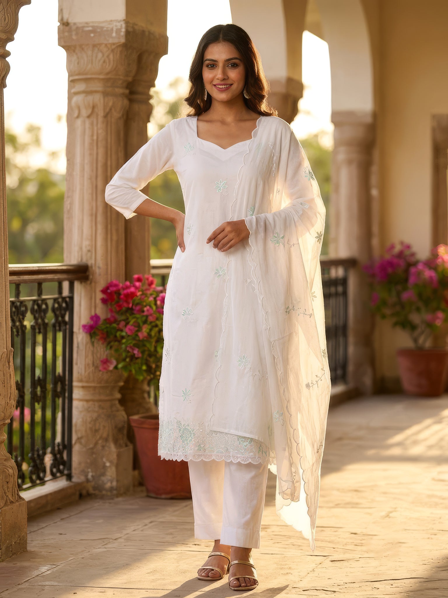 White